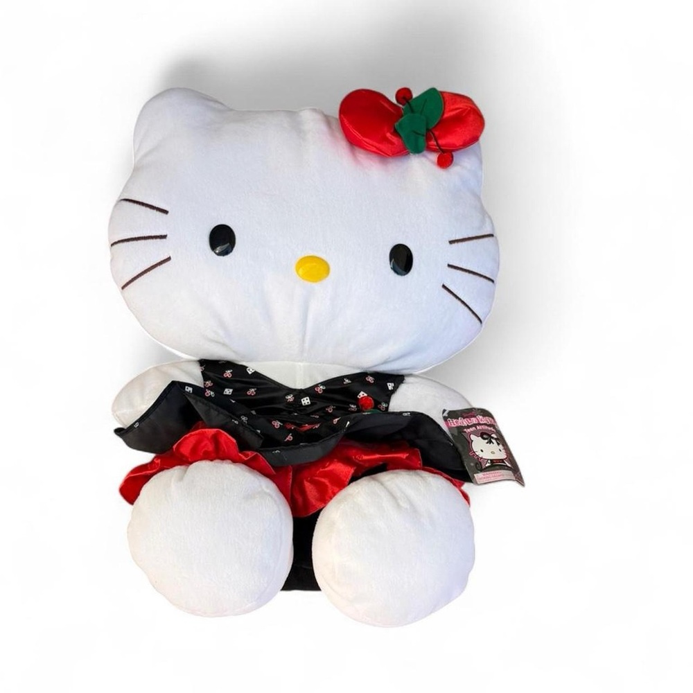 VINTAGE 2004 NAKAJIMA Hello Kitty Plush NWT Rare Winter Dress 15x18